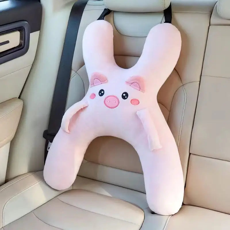 Kids Car Neck Pillow – Comfortable Head Support for Travel & Sleeping