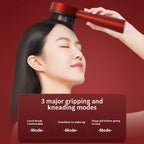 Red Light Scalp Massager Comb with Serum Applicator – 3 Massage Modes, Rechargeable