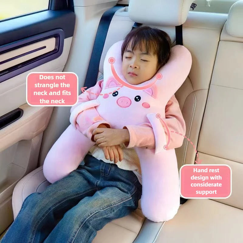 Kids Car Neck Pillow – Comfortable Head Support for Travel & Sleeping