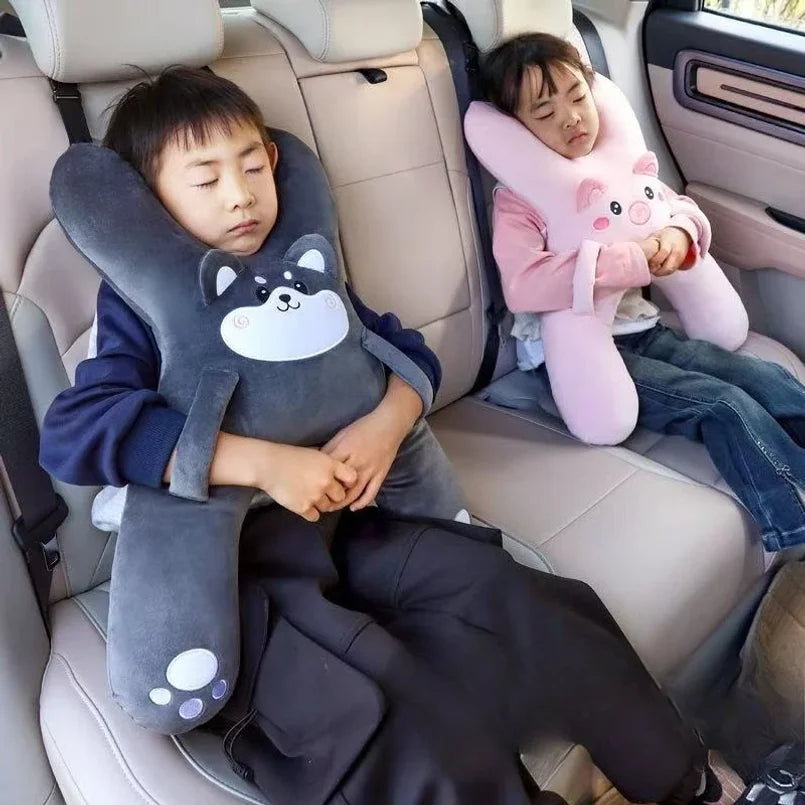 Kids Car Neck Pillow – Comfortable Head Support for Travel & Sleeping