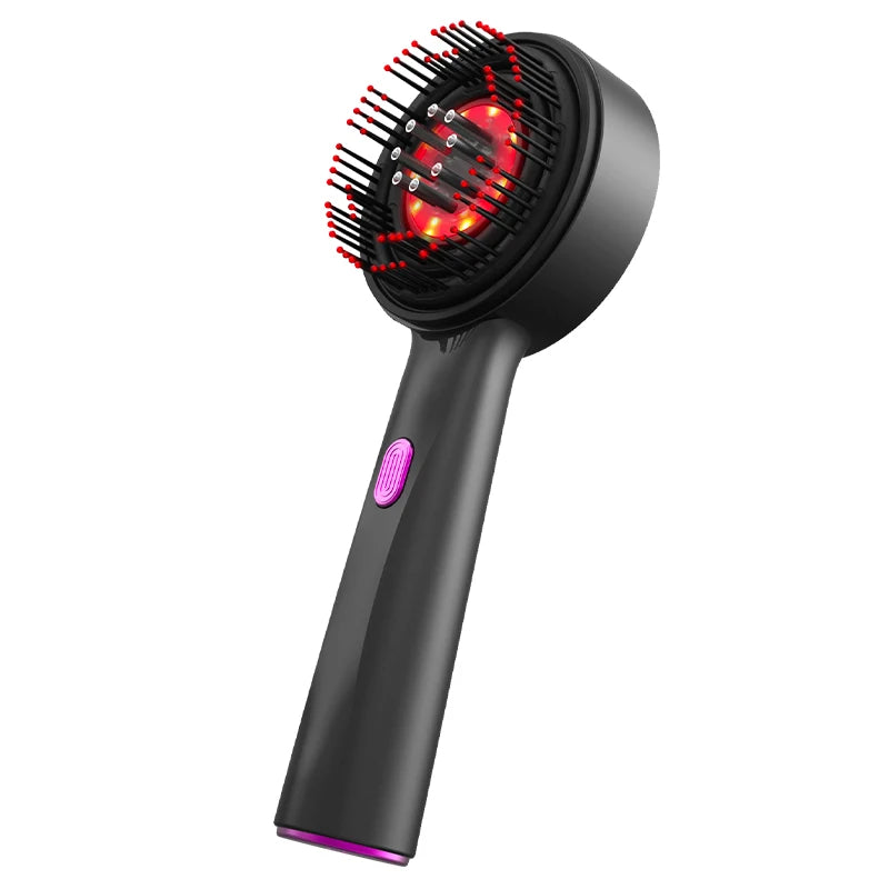 Red Light Scalp Massager Comb with Serum Applicator – 3 Massage Modes, Rechargeable