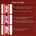 Red Light Scalp Massager Comb with Serum Applicator – 3 Massage Modes, Rechargeable