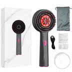 Red Light Scalp Massager Comb with Serum Applicator – 3 Massage Modes, Rechargeable