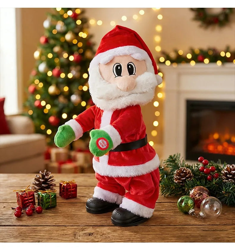 Dancing Twerking Santa Claus – Musical Battery-Powered Christmas Decoration, 35 cm
