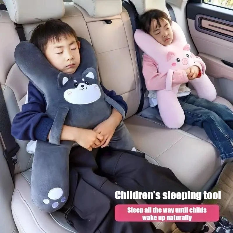 Kids Car Neck Pillow – Comfortable Head Support for Travel & Sleeping