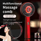 Red Light Scalp Massager Comb with Serum Applicator – 3 Massage Modes, Rechargeable