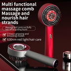 Red Light Scalp Massager Comb with Serum Applicator – 3 Massage Modes, Rechargeable