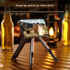 4-in-1 Foldable Laptop & Phone Stand - Ergonomic Aluminum Desk Mount