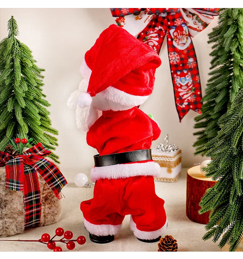Dancing Twerking Santa Claus – Musical Battery-Powered Christmas Decoration, 35 cm
