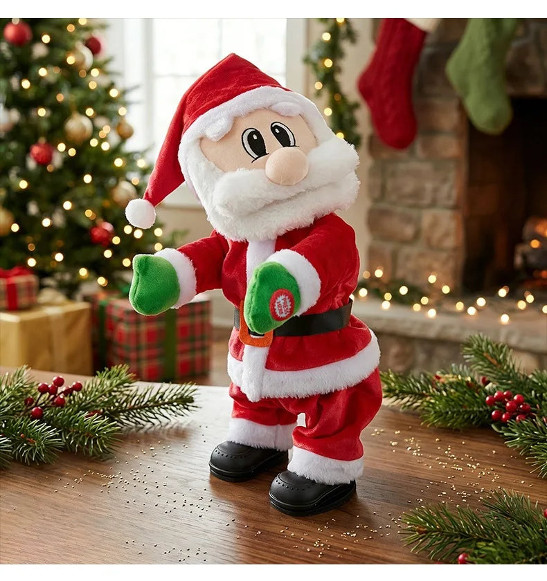 Dancing Twerking Santa Claus – Musical Battery-Powered Christmas Decoration, 35 cm